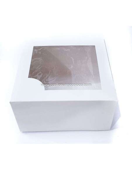CAJA MINI TORTA C/VISOR 22x22x9