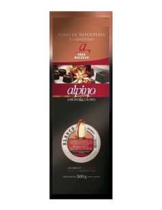 CHOCOLATE BARRA BAÑO MOLDEO BLANCO ALPINO x500g
