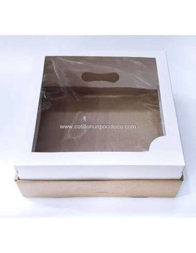 CAJA DESAYUNO CON VISOR 30x30x12