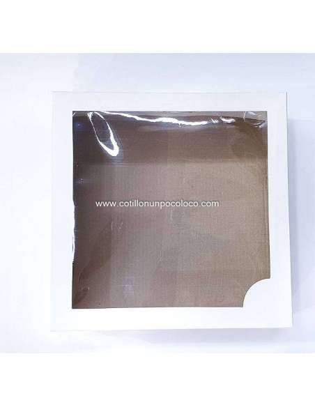 CAJA DESAYUNO CON VISOR 30x30x12