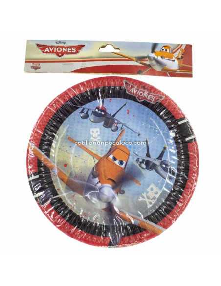 PLATO CARTON AVIONES x8