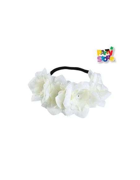 DIADEMA DE FLORES BLANCAS