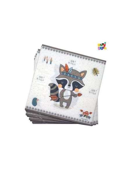 SERVILLETA DE PAPEL MAPACHE x20 DSE046