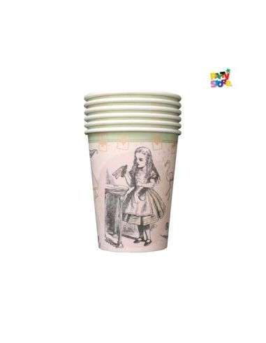 VASO DE POLIPAPEL ALICIA x6 DVA064