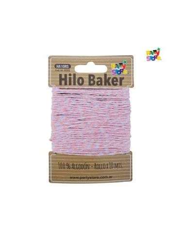 HILO BICOLOR BAKER TWINE ROSA x10 mts HA10RS