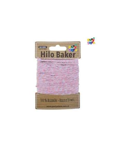 HILO BICOLOR BAKER TWINE ROSA x10 mts HA10RS