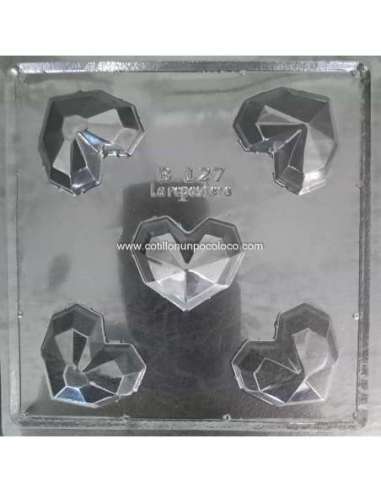 PLACA BOMBON CORAZON DIAMANTE