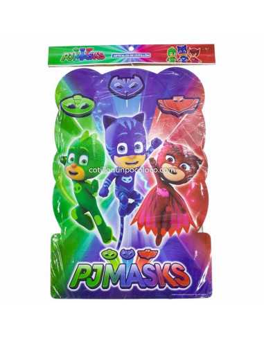 PIÑATA CARTON PJ MASKS HEROES EN PIJAMAS x1