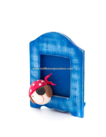 PORTA RETRATO PIRATA MADERA