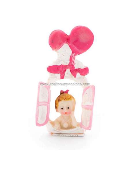 BB VENTANA C/ GLOBO ROSADO