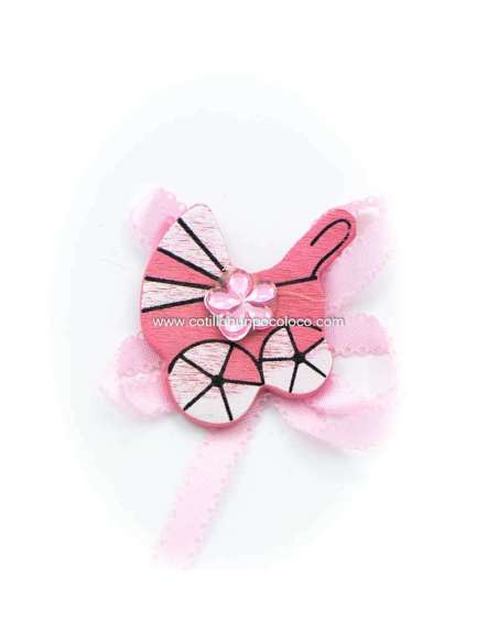 PLACA COCHESITO ROSA