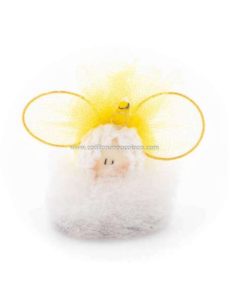 SOUV. ANGELITO AMARILLO ACOSTADO