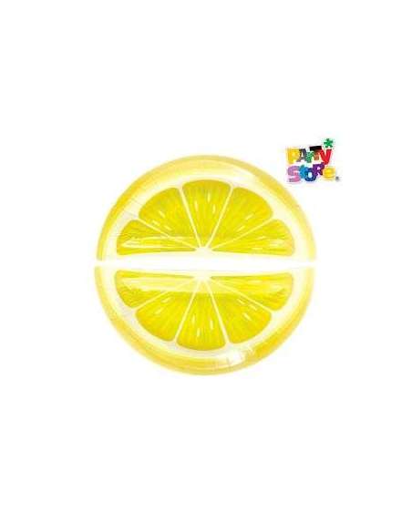 PLATO DE POLIPAPEL 17cm CON FORMA GAJO DE LIMON x6