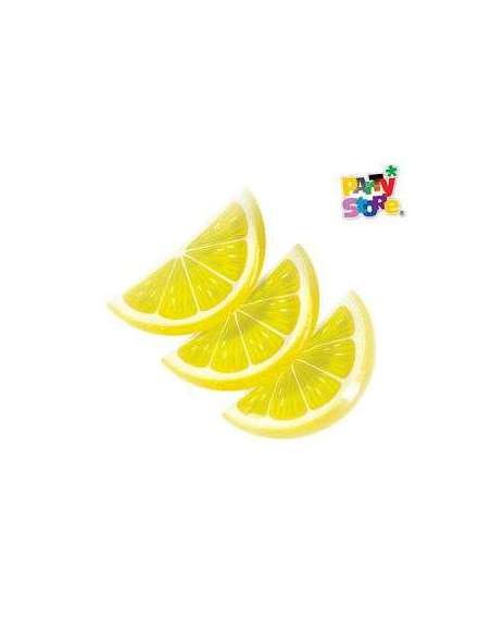 PLATO DE POLIPAPEL 17cm CON FORMA GAJO DE LIMON x6
