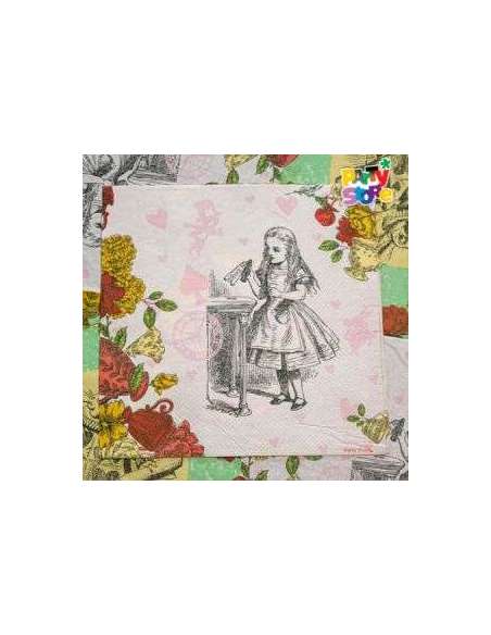 SERVILLETA DE PAPEL ALICIA x20