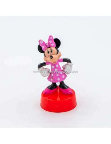 MINNIE PLASTICA CON BASE ROJA