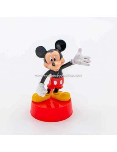 MICKEY PLASTICO CON BASE ROJA