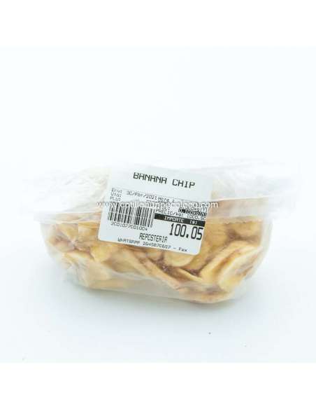 Banana disecada chip x100g