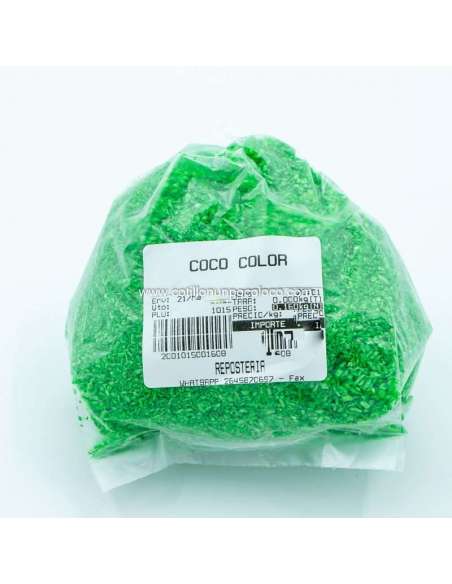 Coco color verde x150g