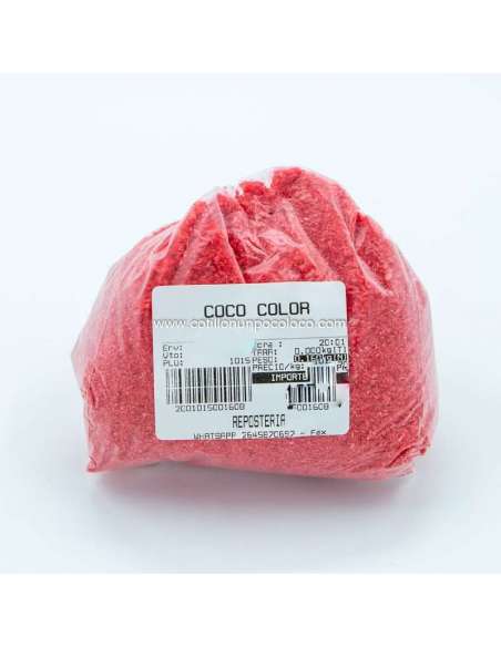 Coco color rojo x150g