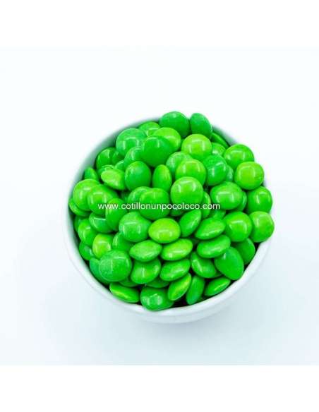 Lenteja de chocolate grande verde x200g