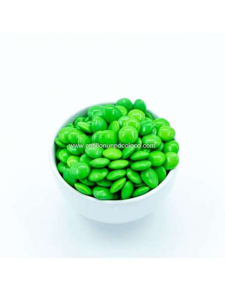 Lenteja de chocolate grande verde x200g