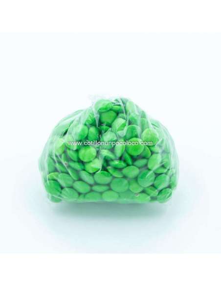 Lenteja de chocolate grande verde x200g