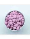 Lenteja de chocolate grande rosa x200g