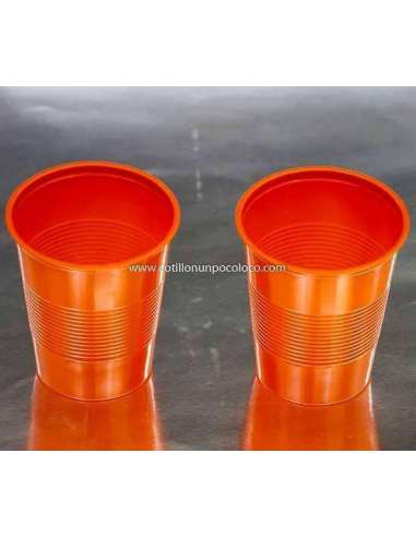 VASO 180 CC X50 NARANJA