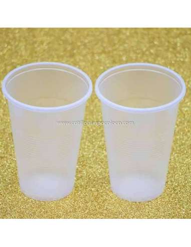 VASO 500cc PLASTICO TRANSLUCIDO 8gr x 1