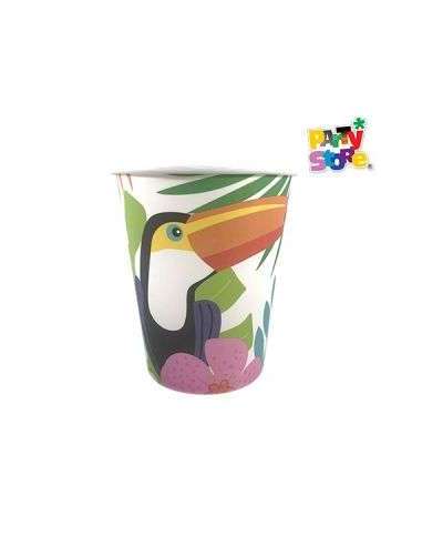 VASO DE POLIPAPEL VERANO x6