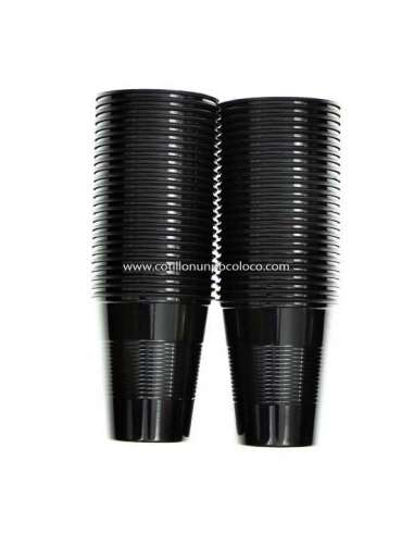 VASO 180 CC X100 NEGRO