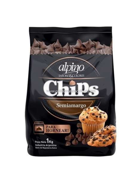 Chip gotita de chocolate semi amargo x100g