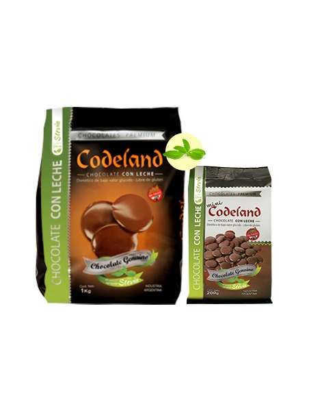 MINI MEDALLON CHOCOLATE CON LECHE SIN AZUCAR