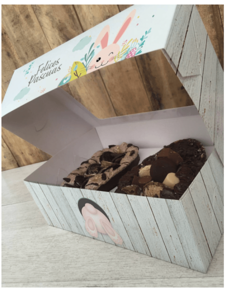 CAJA PASCUA IMPRESA 2 HUEVOS