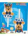 MOLDE PLACA PALETA PAW PATROL x2