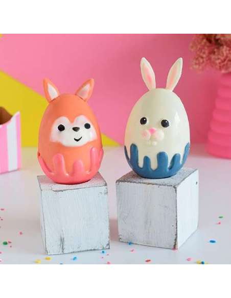SETS DOBLE 2 PLACAS ZORRITO Y CONEJO