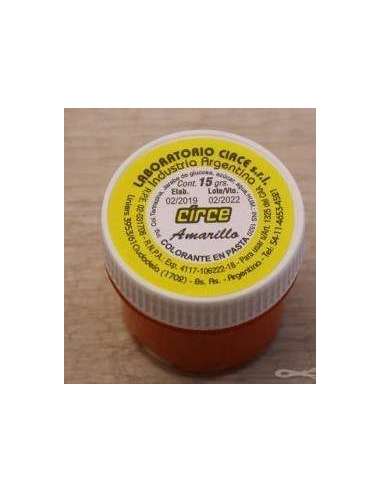 COLORANTE EN PASTA CIRCE x 15g AMARILLO
