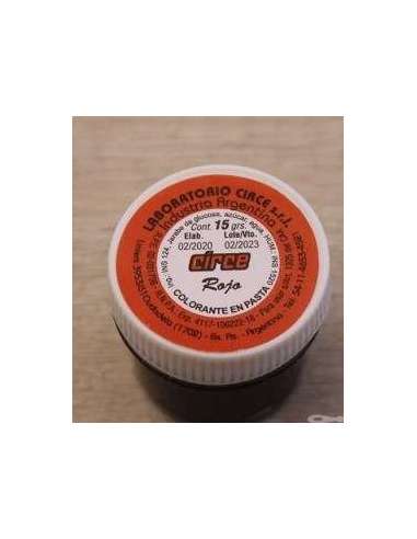 COLORANTE EN PASTA CIRCE x 15g ROJO