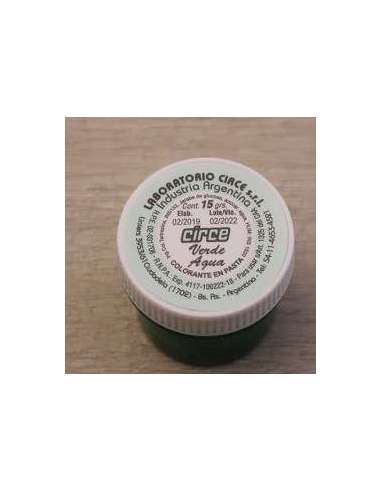 COLORA EN PASTA CIRCE x 15g VERDE AGUA