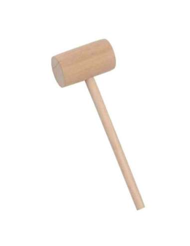 MARTILLO DE MADERA PARA PIÑATA MEDIANO 20x6 cm
