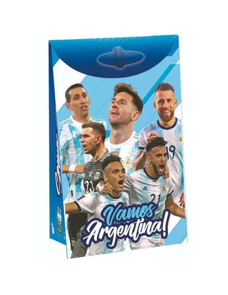 BOLSITA PAPEL ESTUCHE AFA SELECCIÓN ARGENTINA MUNDIAL x8