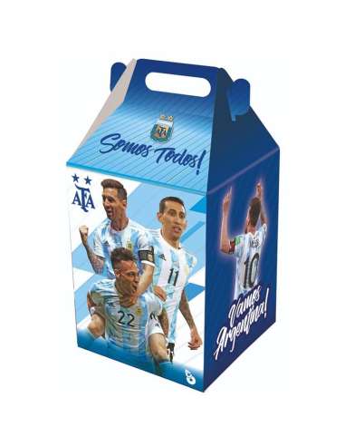 CAJA SORPRESA AFA SELECCIÓN ARGENTINA MUNDIAL x6