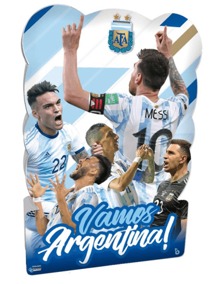 PIÑATA CARTON SELECCIÓN ARGENTINA MUNDIAL x1