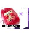 SET DIABLA CUERNOS + CAPA