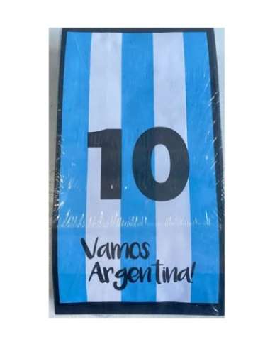 BOLSA PAPEL FB FUNNY VAMOS ARGENTINA x10