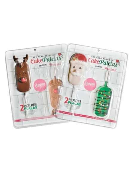 SETS DOBLE 2 PLACAS CANDY NAVIDEÑO