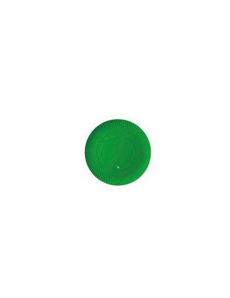 PLATO REDONDO GRANDE VERDE x8