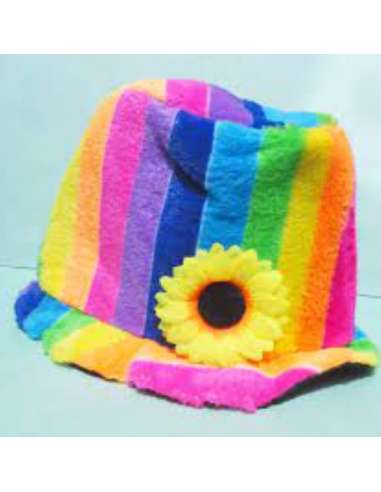 GORRO GALERON ARCO IRIS C/FLOR