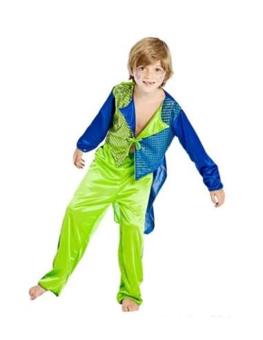 DISFRAZ MURGUERO C/PANTALON AZUL/VERDE T1